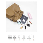 CUCUBIRD CUCUBIRD Leather Drawstring Shoulder Backpack DIY Kits  