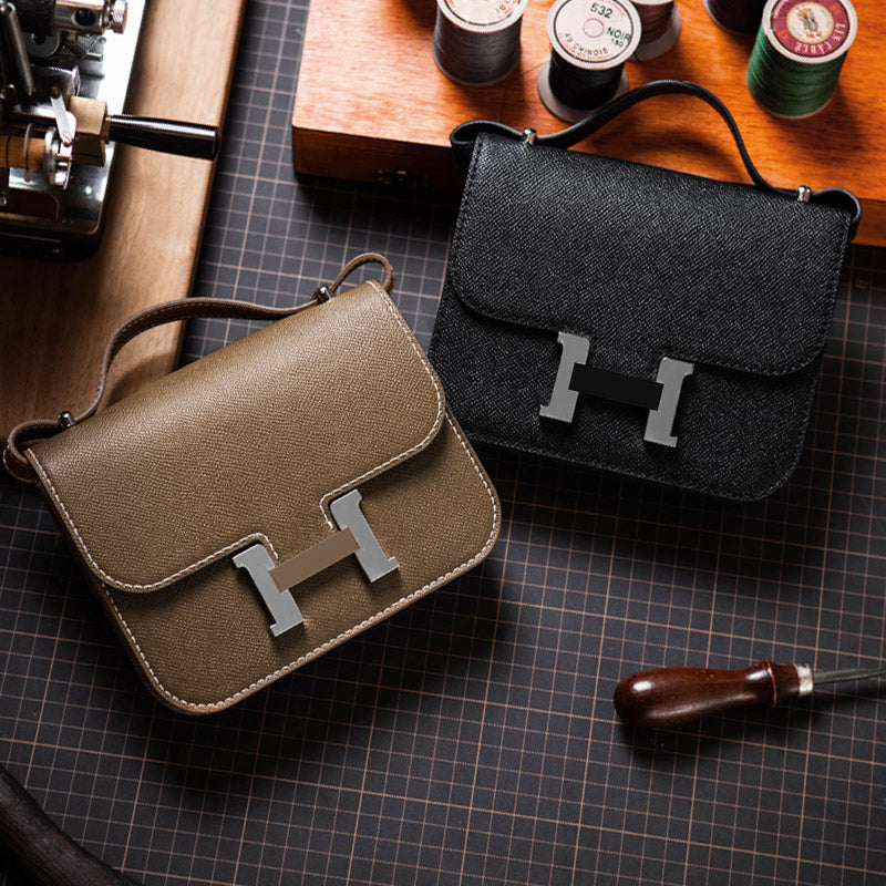 CUCUBIRD POPSEWING® Leather Square Tofu Crossbody Konstance Bag DIY Kit  