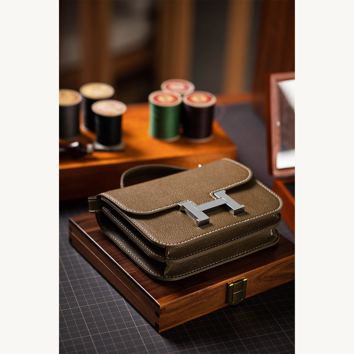 CUCUBIRD POPSEWING® Leather Square Tofu Crossbody Konstance Bag DIY Kit  