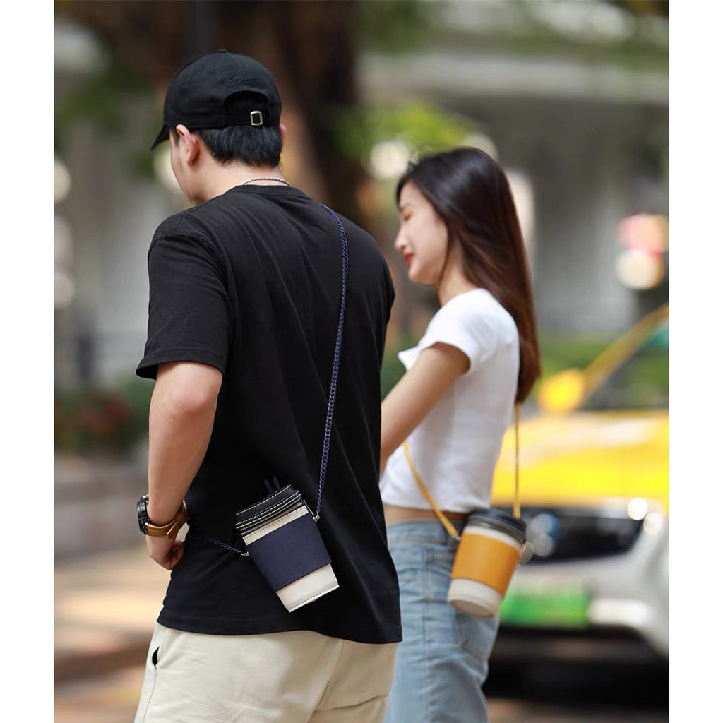CUCUBIRD POPSEWING® Leather Coffee Cup Bag DIY Kit  