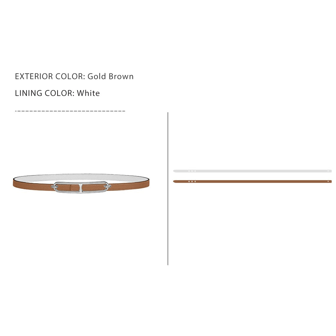 CUCUBIRD POPSEWING® Leather Inspired Loop Slim Belt DIY Kits  