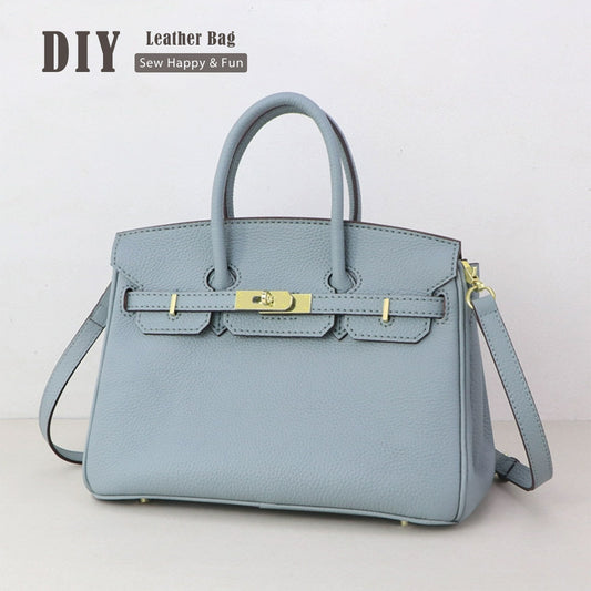 CUCUBIRD POPSEWING® Top Grain Leather New Platinum Bag DIY Kit  