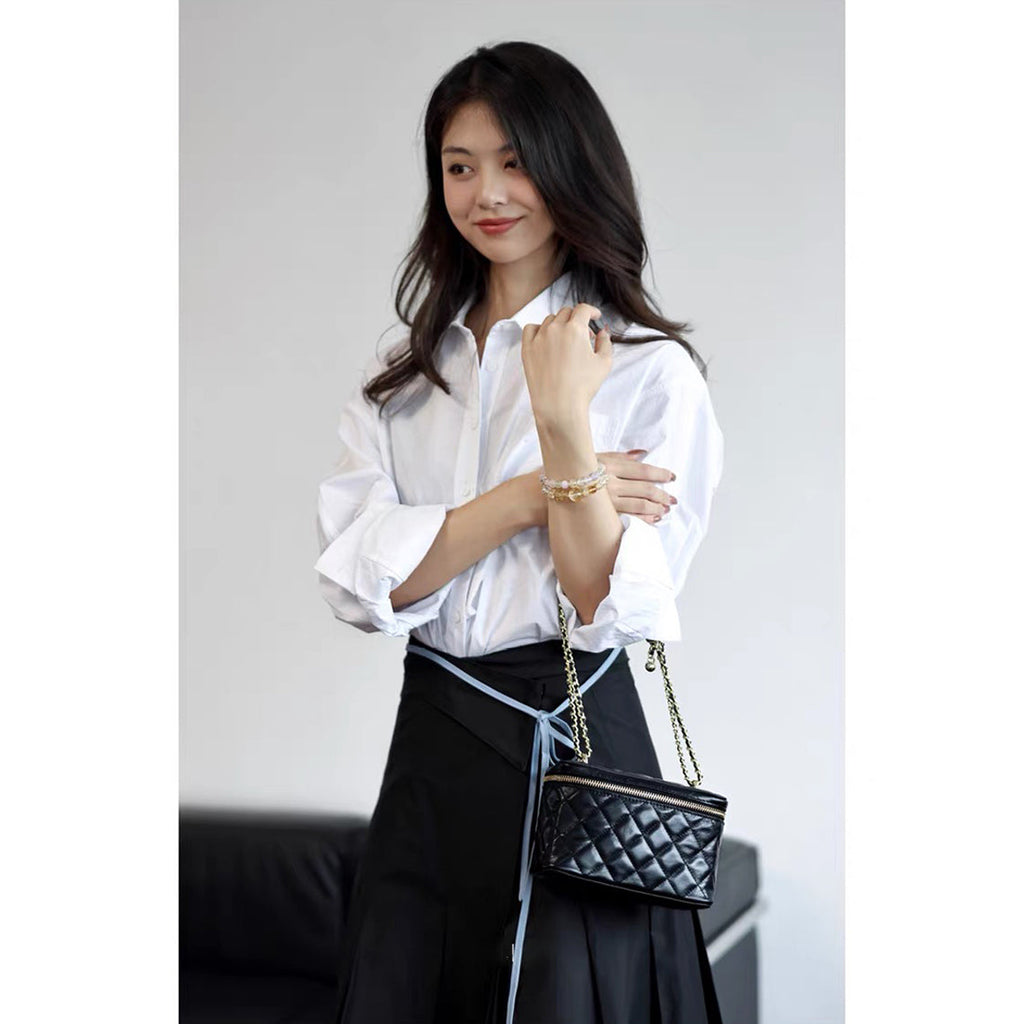 CUCUBIRD POPSEWING® Top Grain Leather Quilted Box Bag DIY Kits  