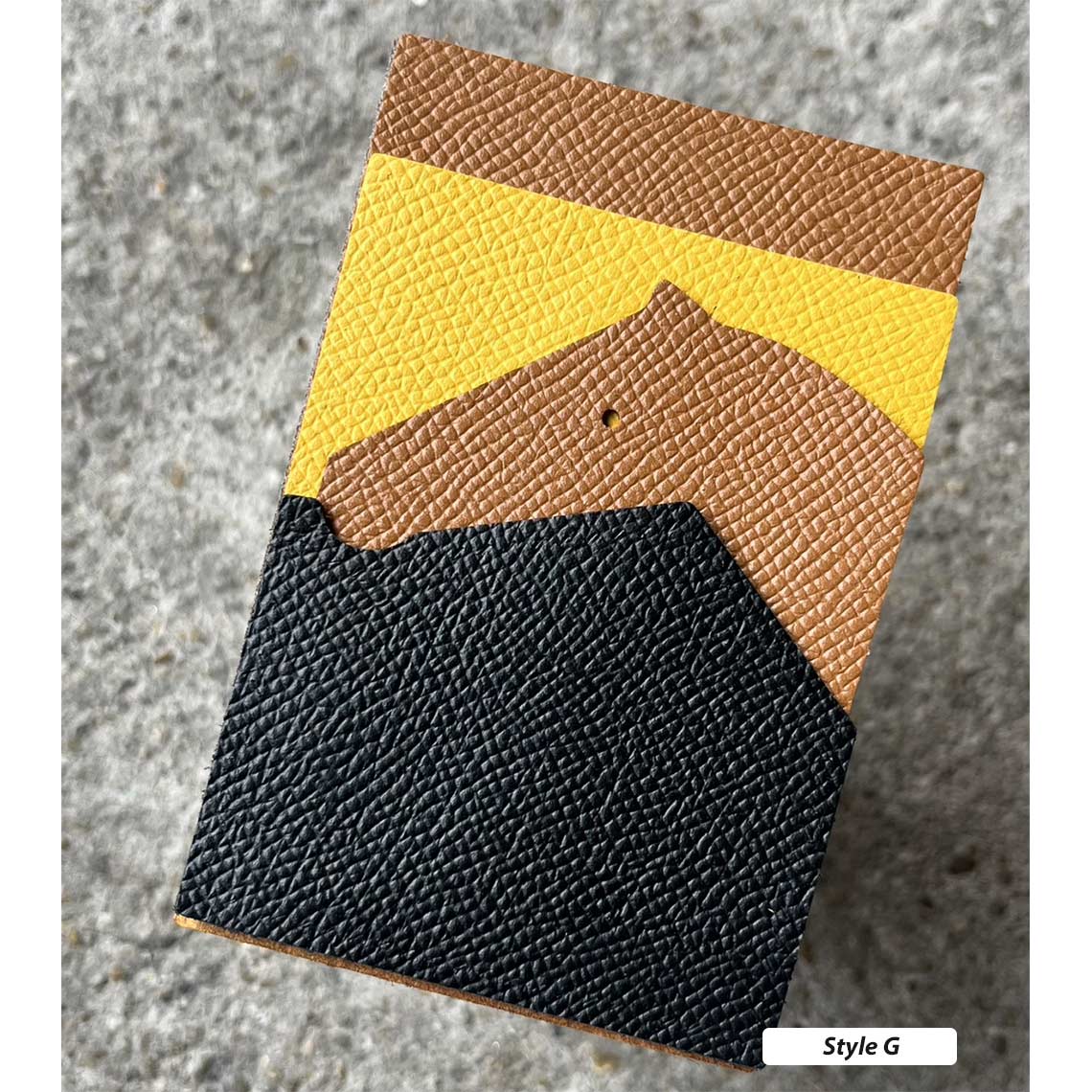 CUCUBIRD CUCUBIRD Full Grain Leather Horse Slim Card Holder DIY Kits G 