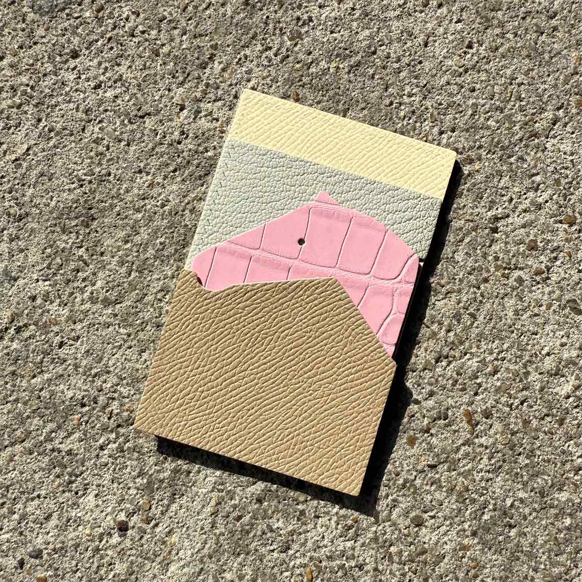 CUCUBIRD POPSEWING® Full Grain Leather Horse Slim Card Holder DIY Kits  