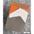 CUCUBIRD CUCUBIRD Full Grain Leather Horse Slim Card Holder DIY Kits A 