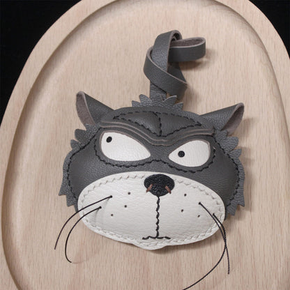 CUCUBIRD POPSEWING® Leather Fun Cat Keychain DIY Kit  