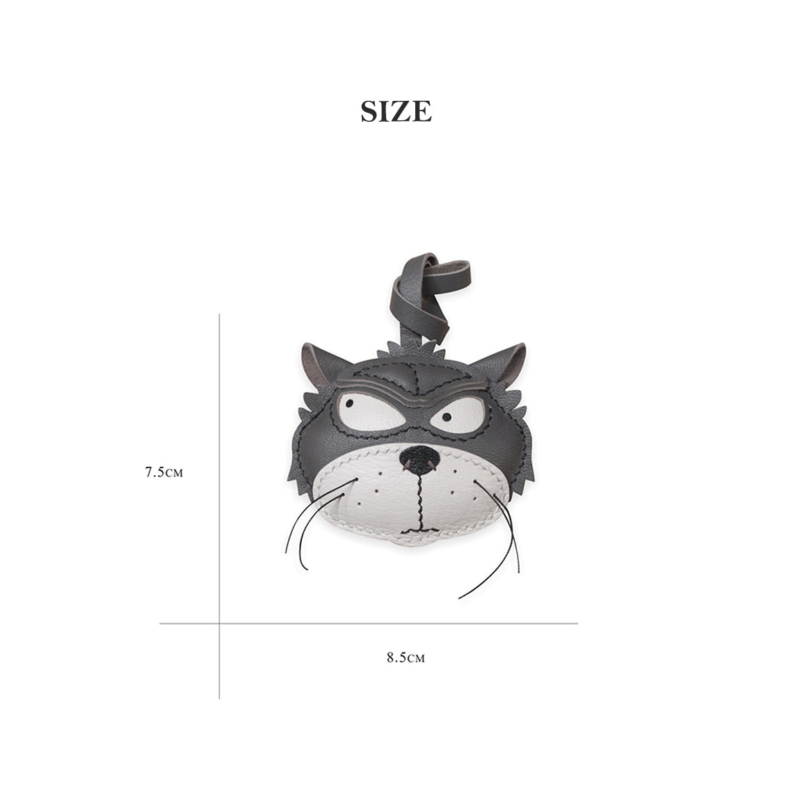 CUCUBIRD POPSEWING® Leather Fun Cat Keychain DIY Kit  