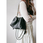 CUCUBIRD POPSEWING® Leather Drawstring Chain Clutch DIY Kit  