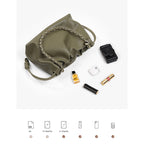 CUCUBIRD POPSEWING® Leather Drawstring Chain Clutch DIY Kit  