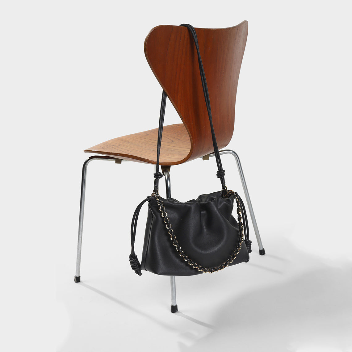 CUCUBIRD POPSEWING® Leather Drawstring Chain Clutch DIY Kit  