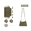 CUCUBIRD POPSEWING® Leather Drawstring Chain Clutch DIY Kit  