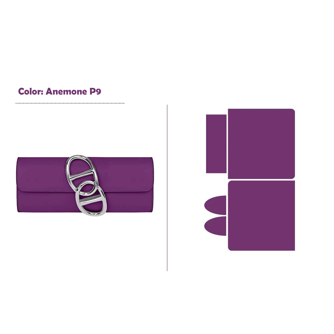 CUCUBIRD CUCUBIRD Full Grain Leather Evening Clutch DIY Kit - Advanced DIY Kits  