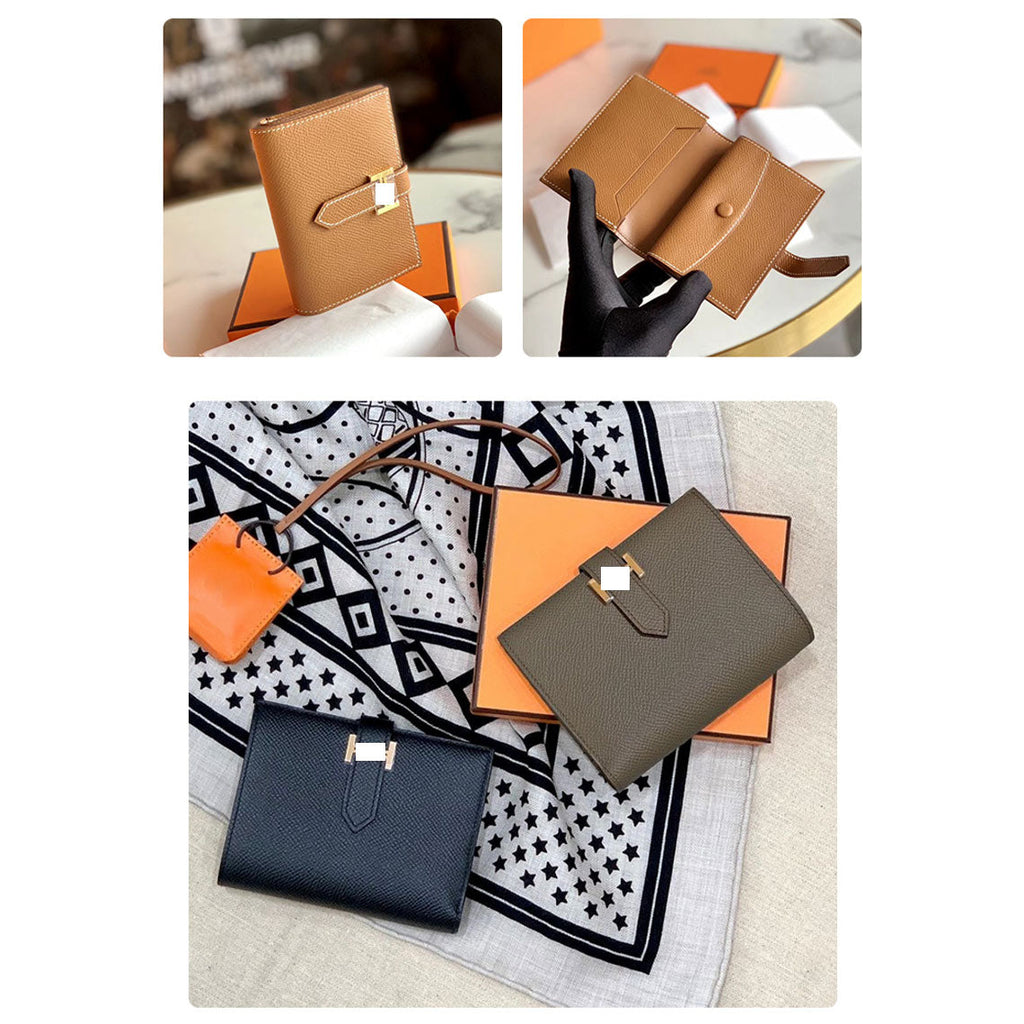 CUCUBIRD CUCUBIRD Full Grain Leather Bearn Coin Wallet DIY Kits  