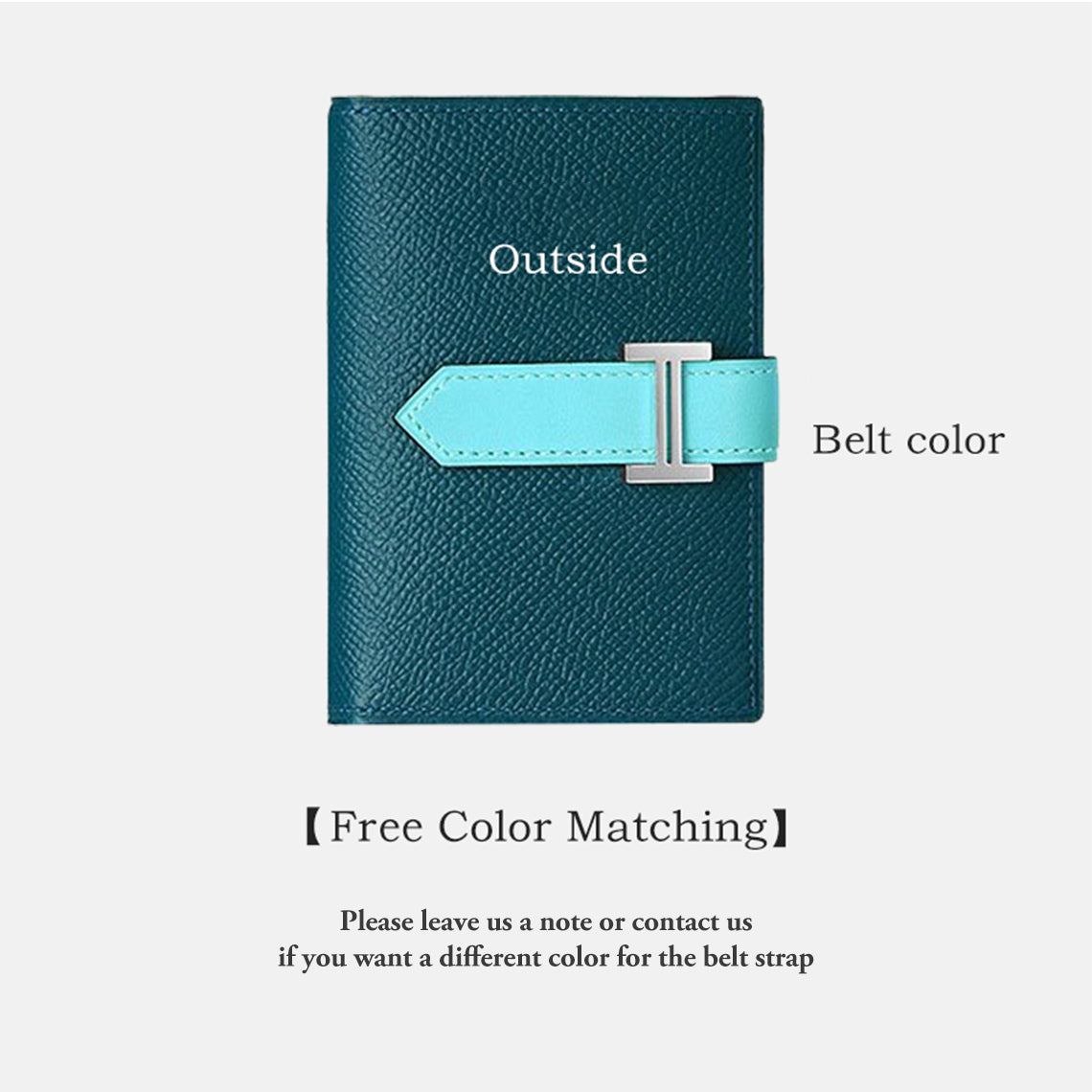 CUCUBIRD CUCUBIRD Full Grain Leather Bearn Coin Wallet DIY Kits  