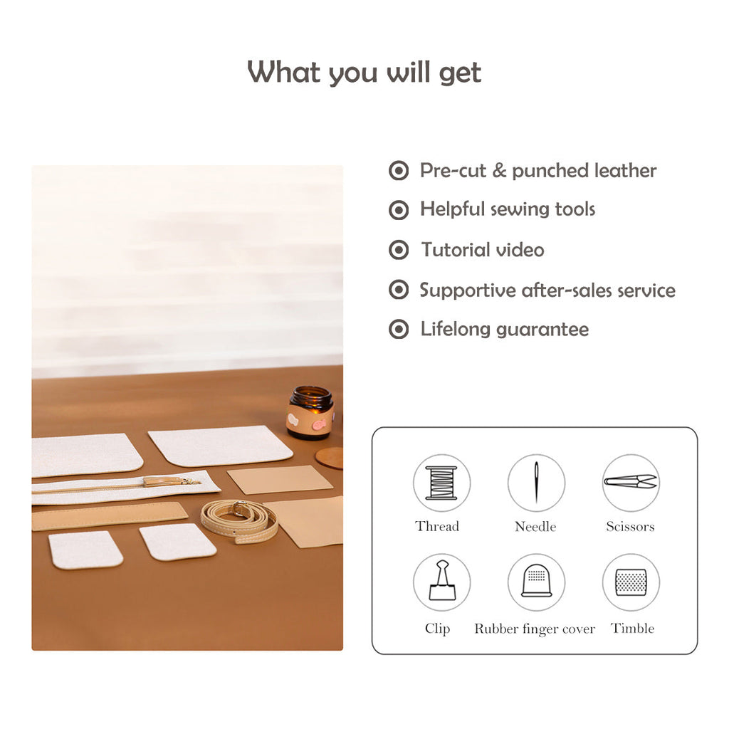 CUCUBIRD CUCUBIRD Leather Big Eyes Crossbody Bag DIY Kits  