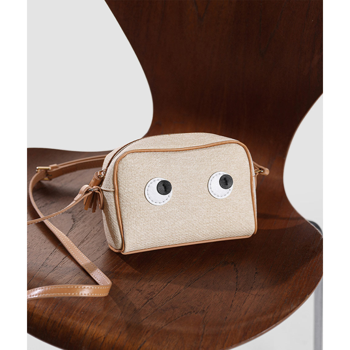 CUCUBIRD Leather Big Eyes Crossbody Bag DIY Kits