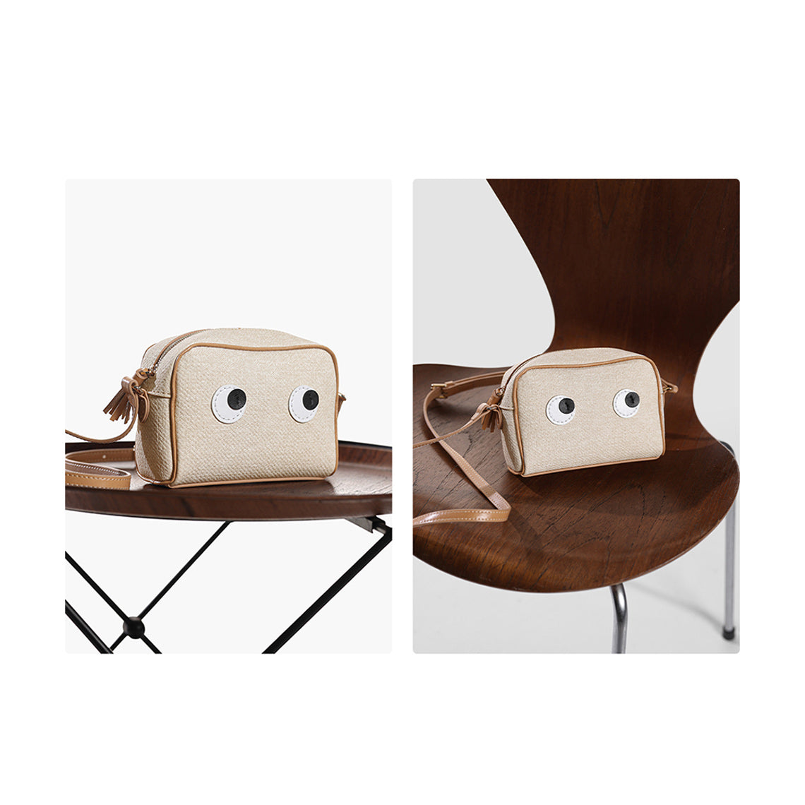 CUCUBIRD CUCUBIRD Leather Big Eyes Crossbody Bag DIY Kits  