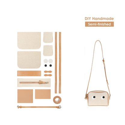 CUCUBIRD Leather Big Eyes Crossbody Bag DIY Kits