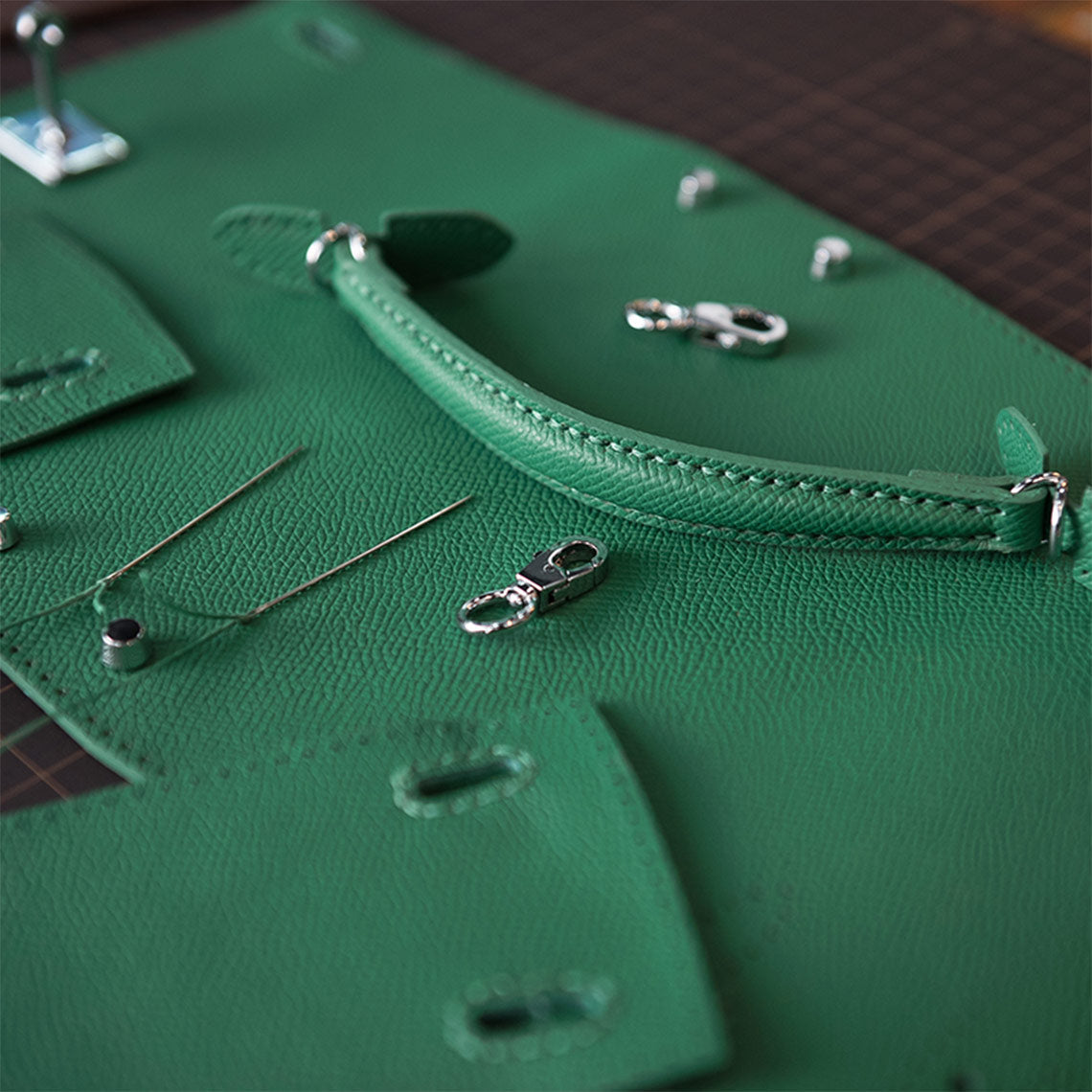 CUCUBIRD POPSEWING® Top Grain Leather Inspired Sellier Kylie Bag DIY Kit | Price Drop at Checkout  