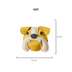 CUCUBIRD CUCUBIRD Sheep Leather Bulldog Keychain DIY Kits  