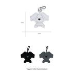 CUCUBIRD POPSEWING® Sheep Leather Flap Ears Dog Keychain DIY Kits  
