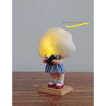 CUCUBIRD White Cloud Girl Art Doll DIY Kits