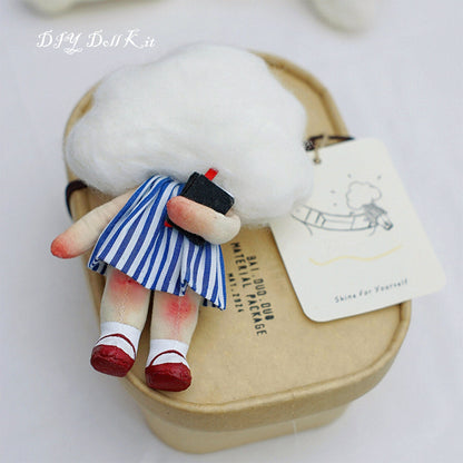 CUCUBIRD White Cloud Girl Art Doll DIY Kits