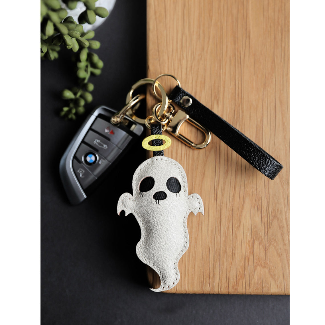 CUCUBIRD Leather Little Ghost Charm DIY Kits