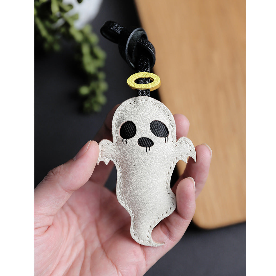 CUCUBIRD Leather Little Ghost Charm DIY Kits