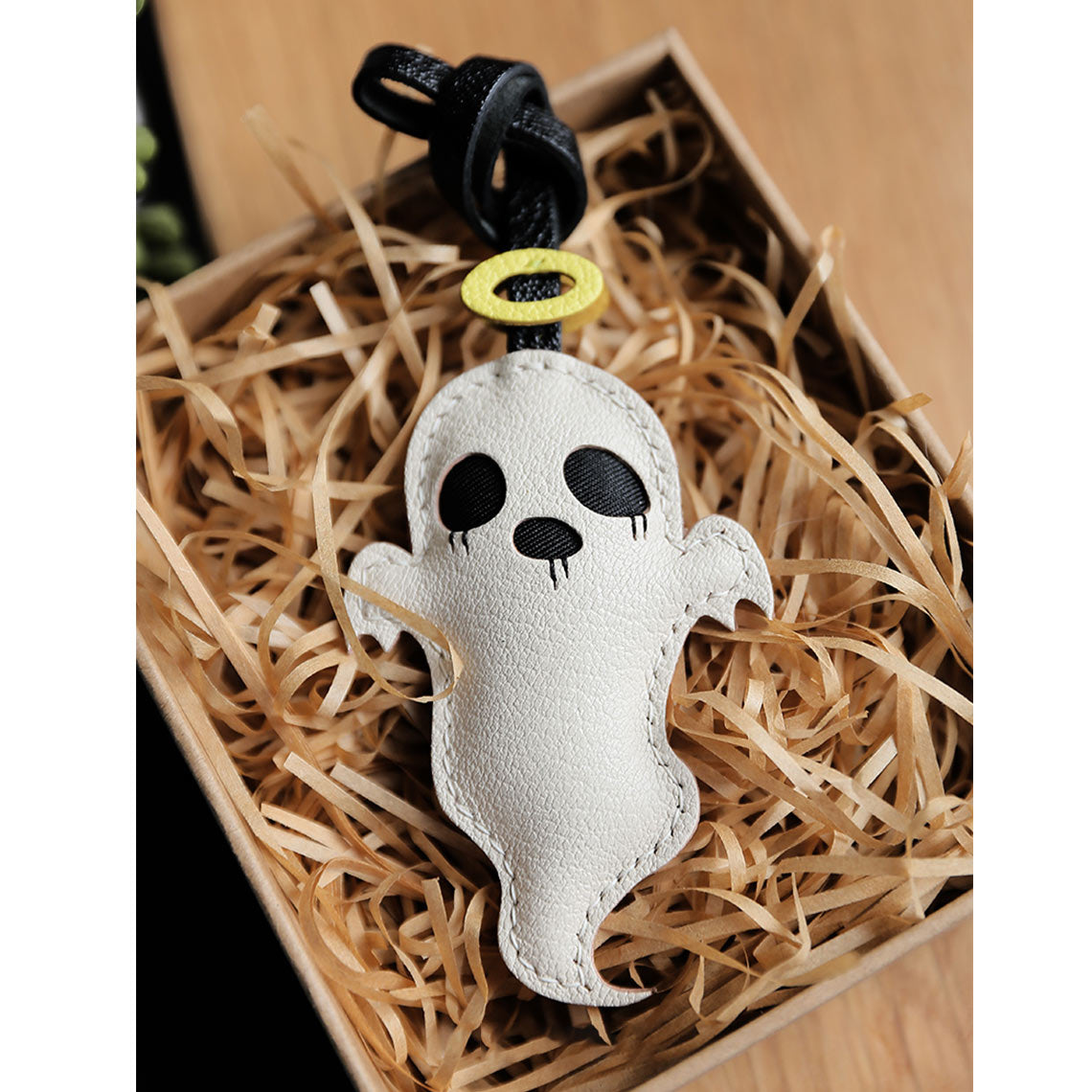 CUCUBIRD Leather Little Ghost Charm DIY Kits