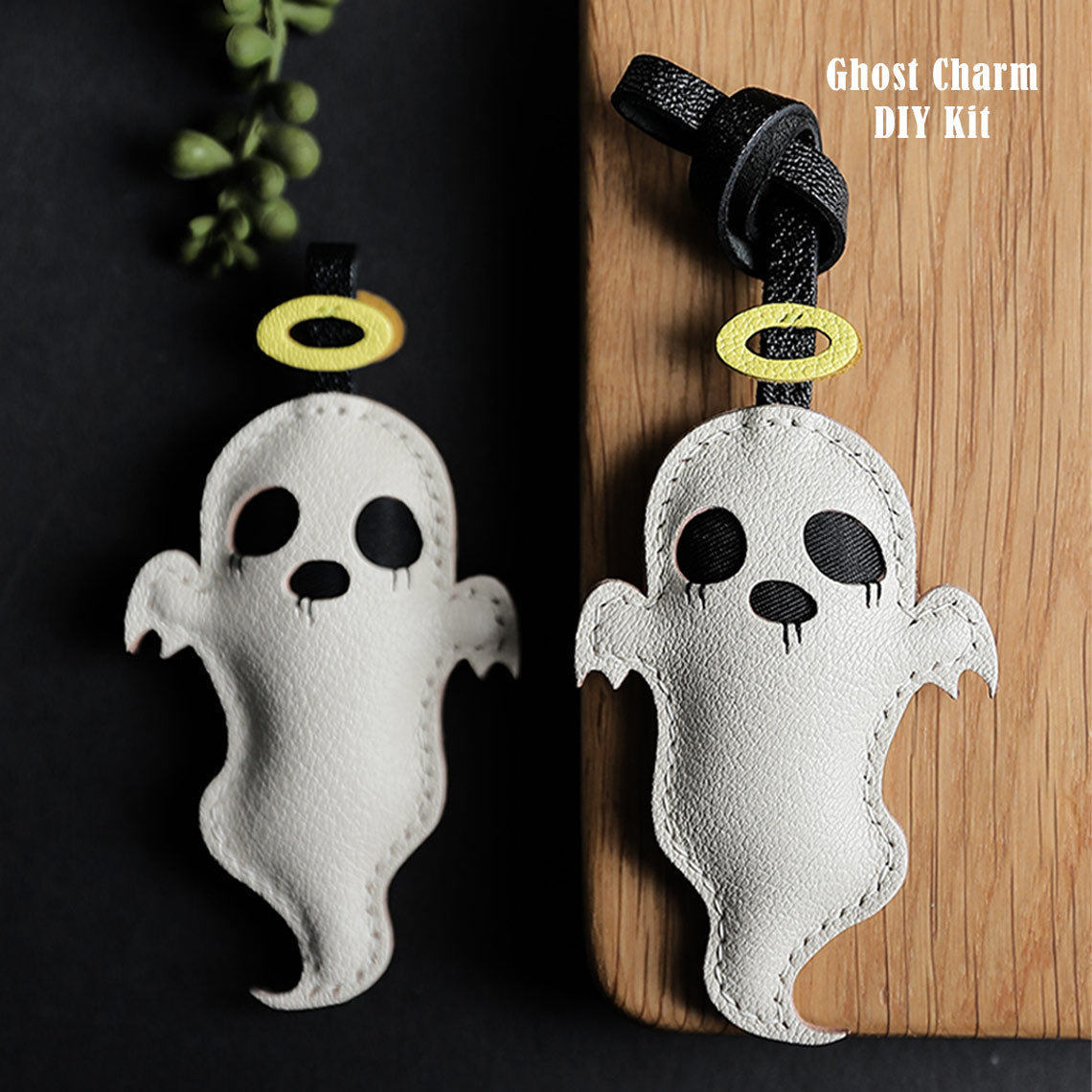 CUCUBIRD CUCUBIRD Leather Little Ghost Charm DIY Kits  
