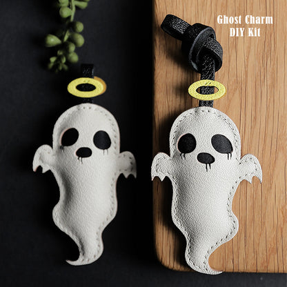 CUCUBIRD Leather Little Ghost Charm DIY Kits