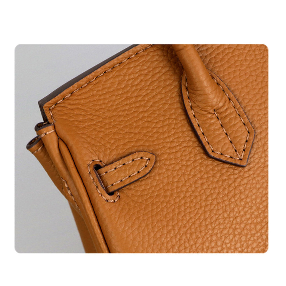 CUCUBIRD POPSEWING® Top Grain Leather Dustbag Recycle Platinum Bag DIY Kit  