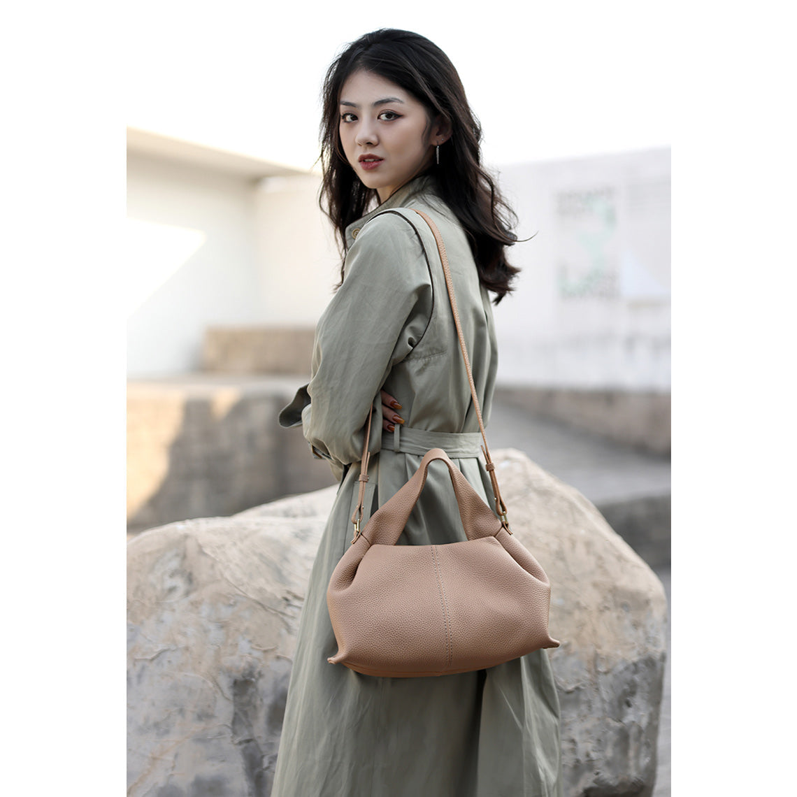 CUCUBIRD POPSEWING® Top Grain Leather Cloud Bag DIY Kits  