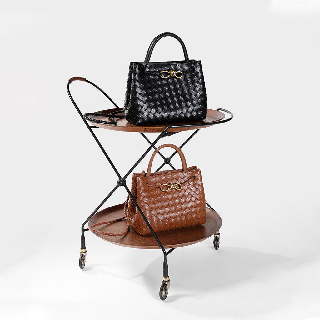 CUCUBIRD CUCUBIRD Leather Small Intrecciato Tote DIY Kits  