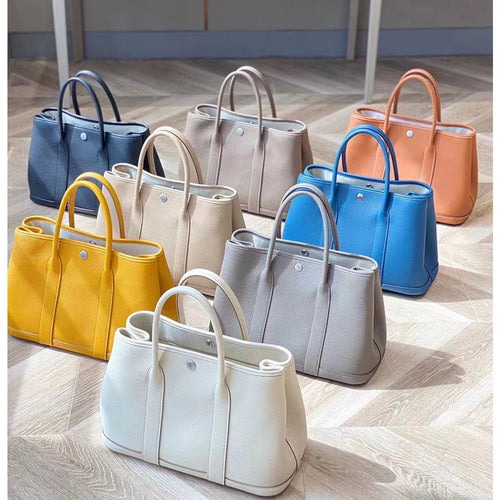 CUCUBIRD POPSEWING® Full Grain Leather New Garden Handbag - Advanced DIY Kits  