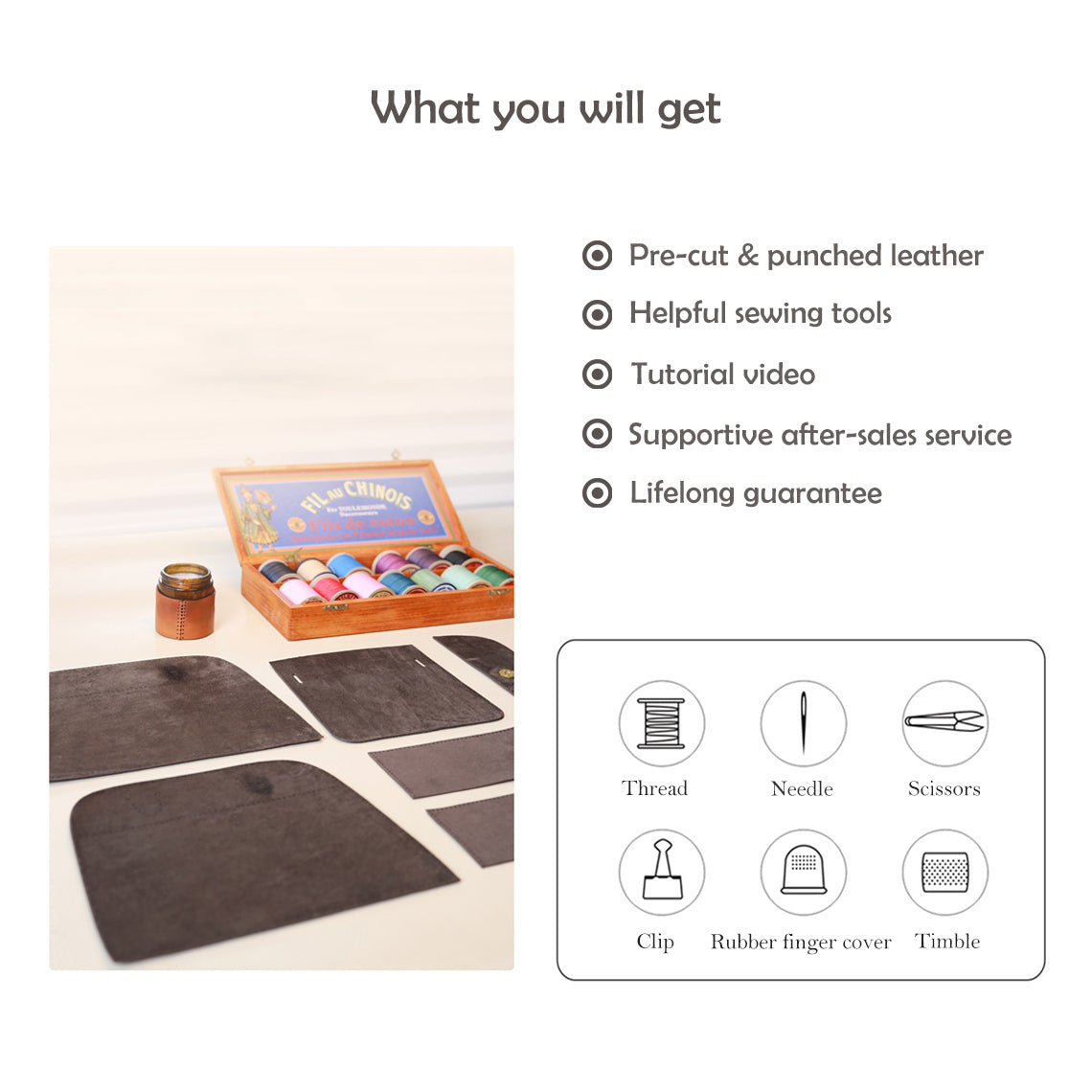 CUCUBIRD POPSEWING® Leather Inspired Handbag DIY Kits  