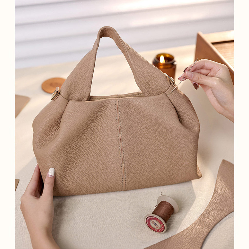 CUCUBIRD POPSEWING® Top Grain Leather Cloud Bag DIY Kits  