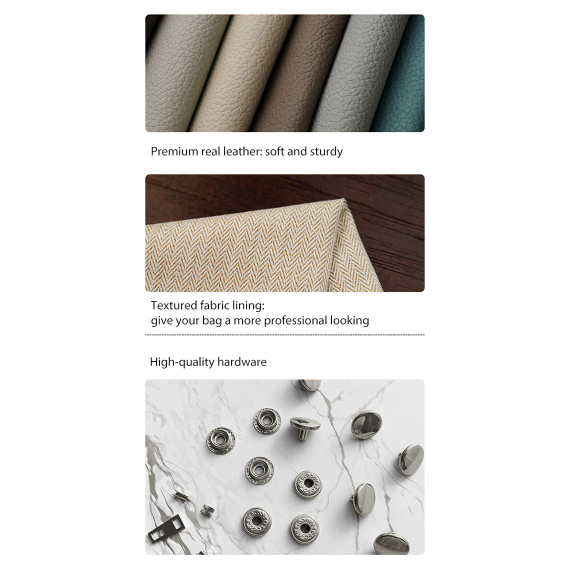 CUCUBIRD CUCUBIRD Full Grain Leather New Garden Party Handbag - Advanced DIY Kits  