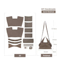 CUCUBIRD POPSEWING® Top Grain Leather Cloud Bag DIY Kits  