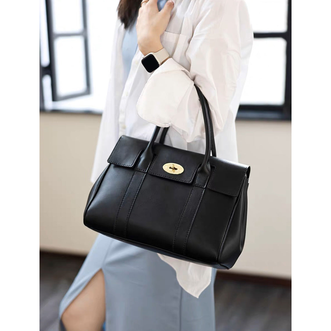 CUCUBIRD POPSEWING® Leather Women Work Tote Bag DIY Kit  