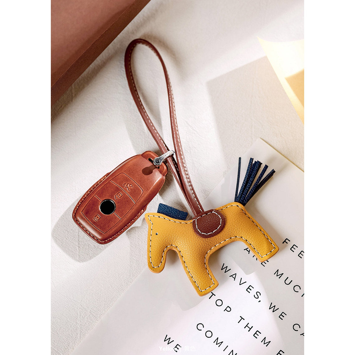 CUCUBIRD POPSEWING® Leather Horse Bag Charm DIY Kit  