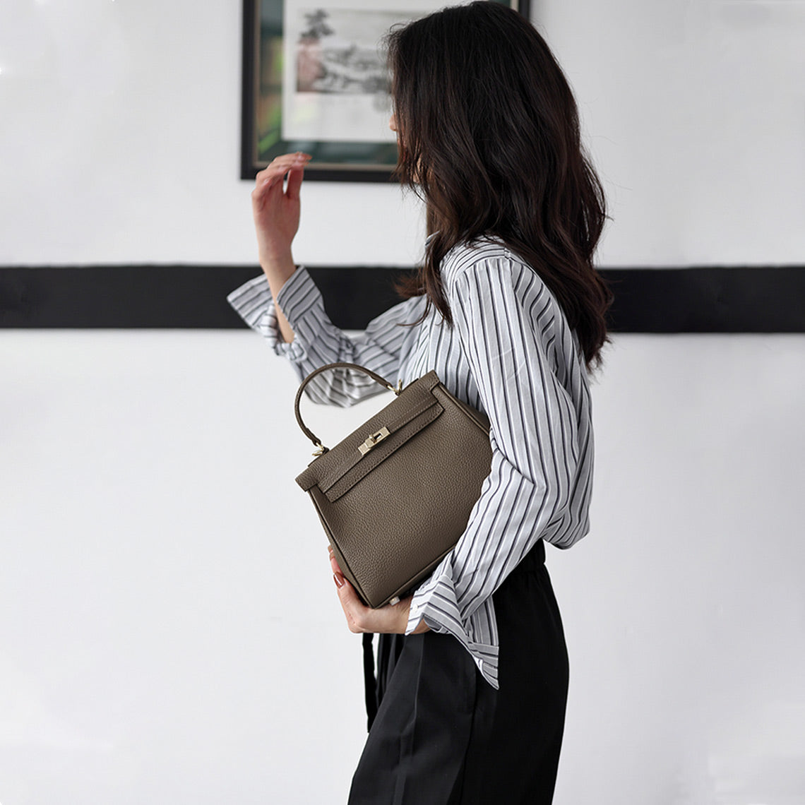 CUCUBIRD POPSEWING® Top Grain Leather New Kelli Bag DIY Kit  