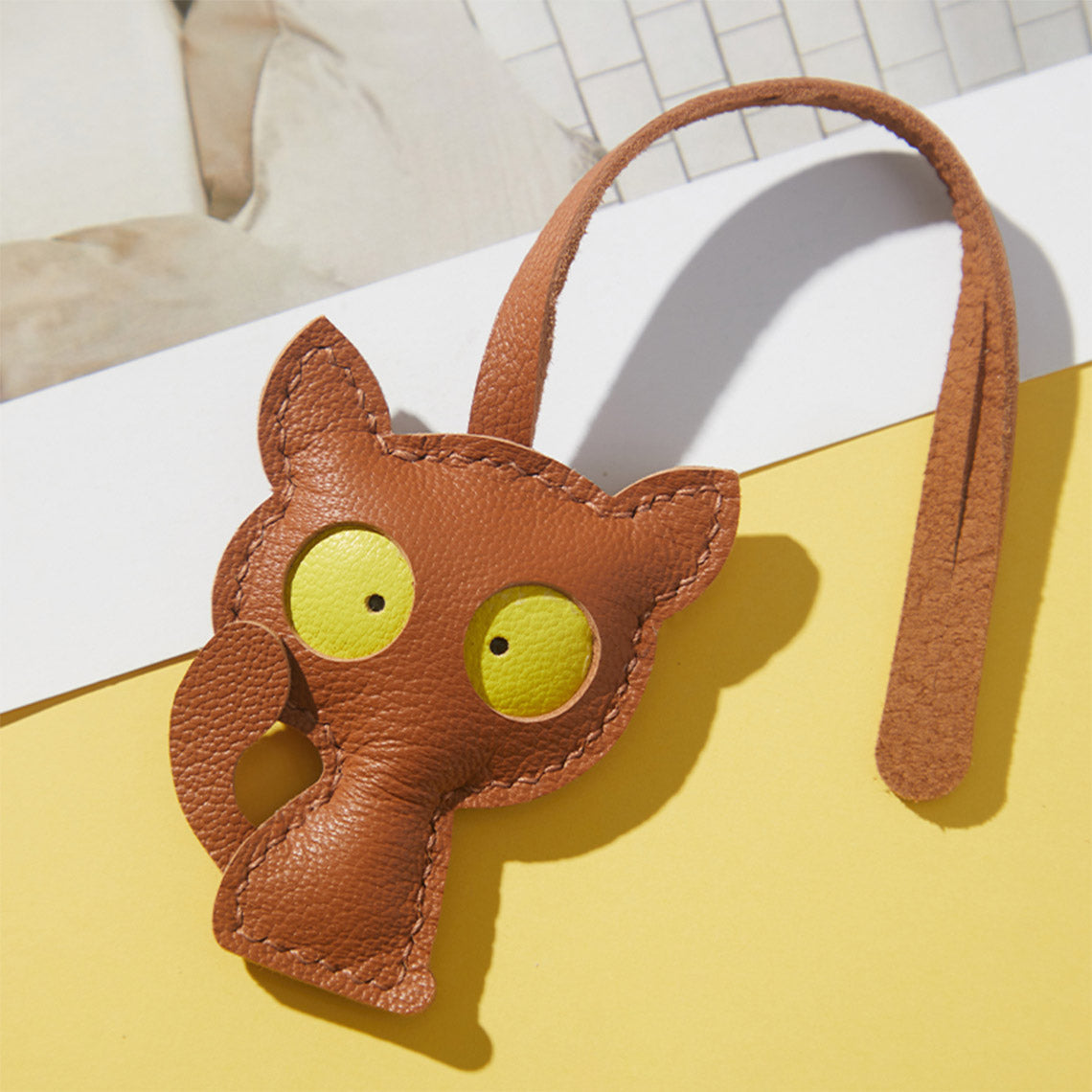 CUCUBIRD Leather Kitty Keychain DIY Kits