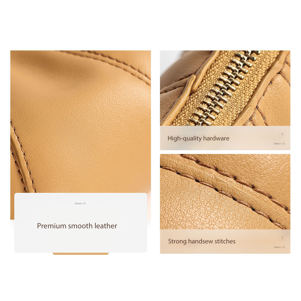 CUCUBIRD POPSEWING® Leather Croissant Shoulder Bag DIY Kit  