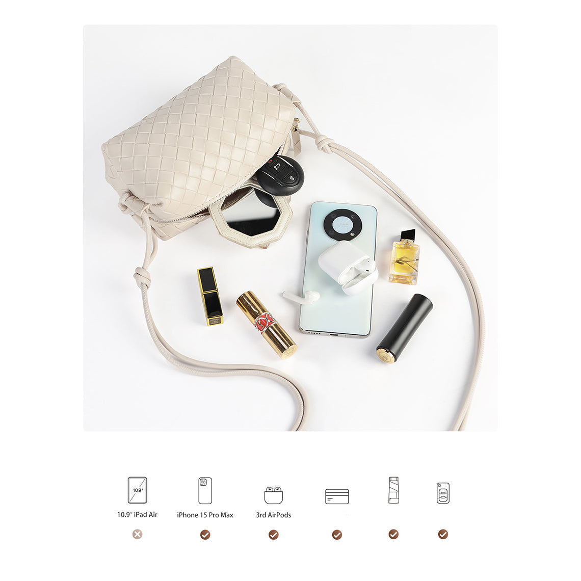 CUCUBIRD CUCUBIRD Leather Woven Clutch DIY Kits  