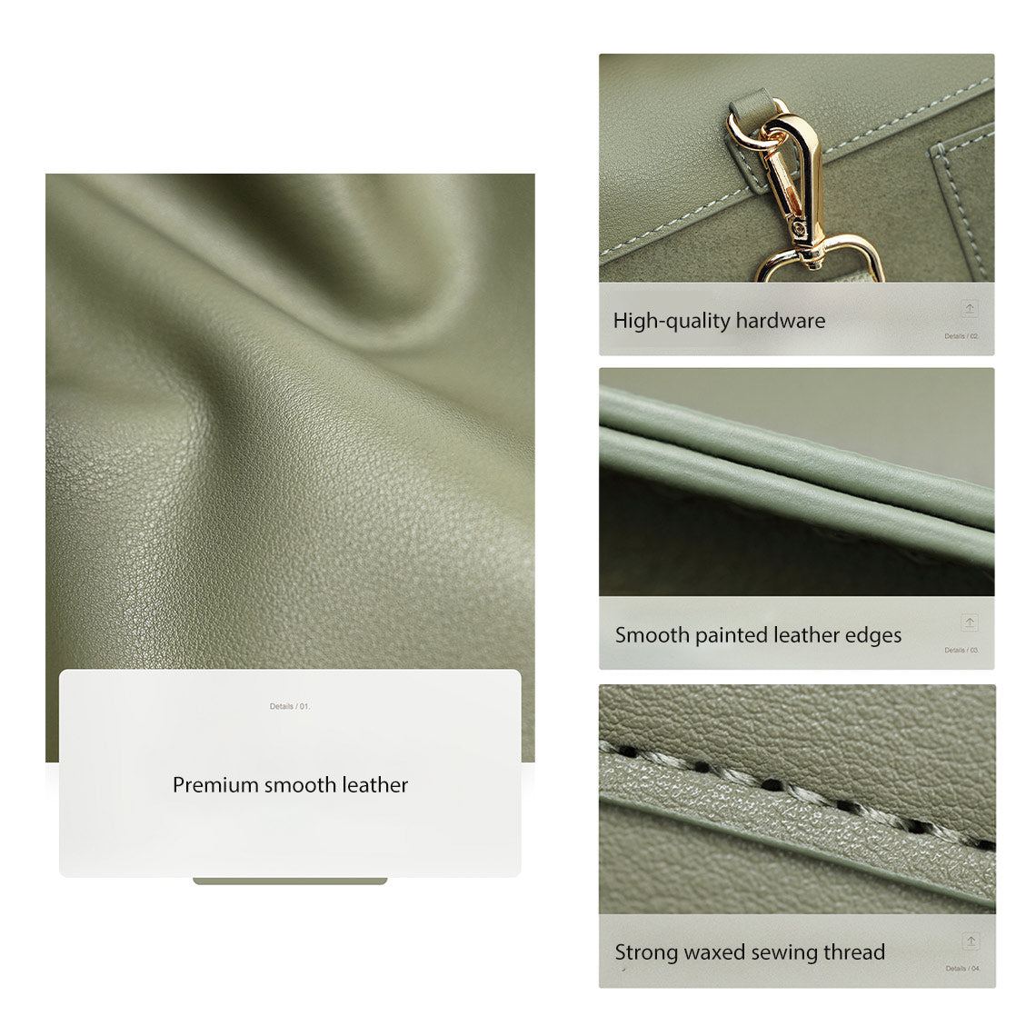 CUCUBIRD CUCUBIRD Leather Drawstring Bucket Bag DIY Kits  