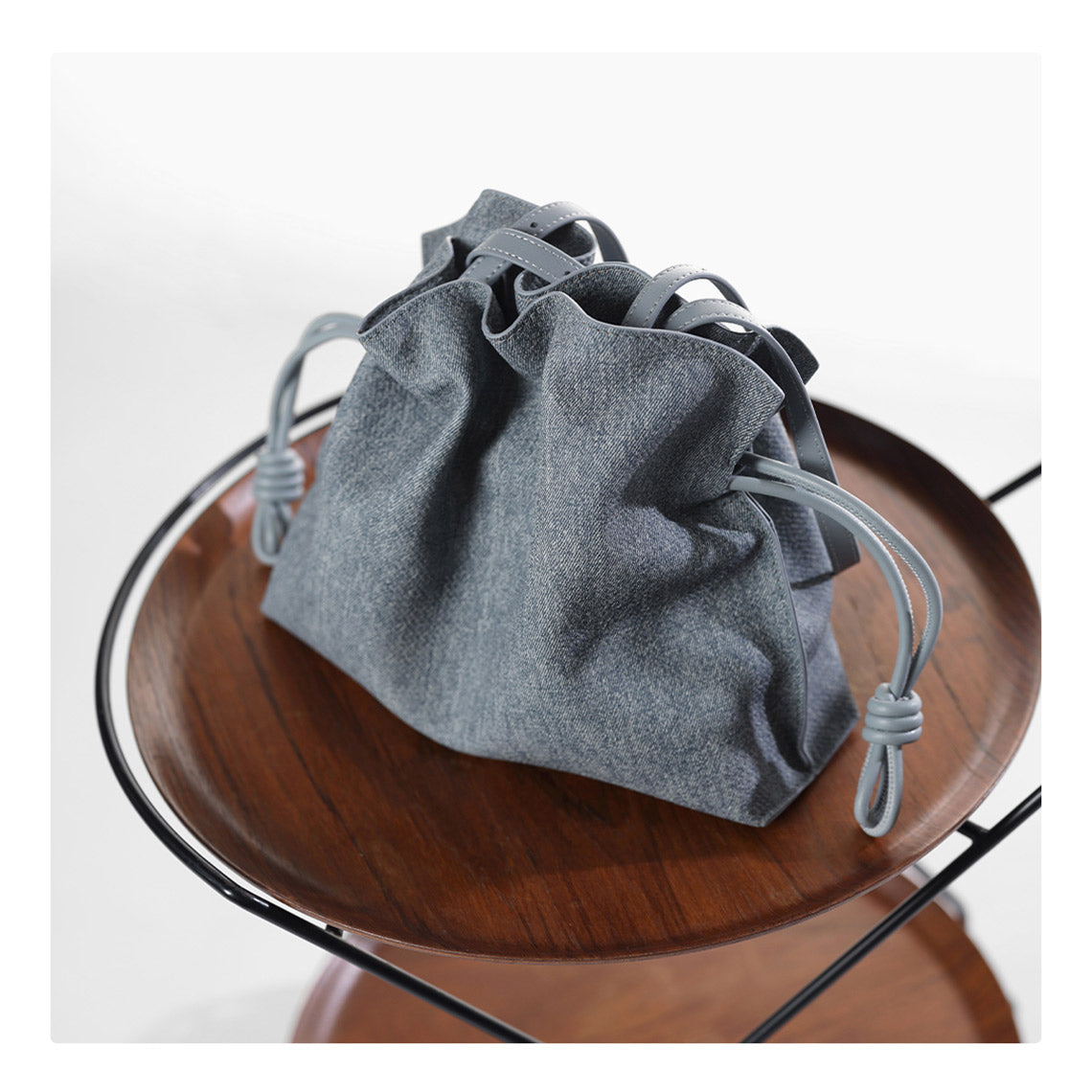 CUCUBIRD Leather Drawstring Bucket Bag DIY Kits