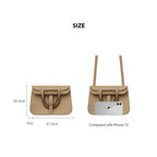 CUCUBIRD POPSEWING® Full Grain Leather Inspired Mini Horseshoe Bag - Advanced DIY Kits  